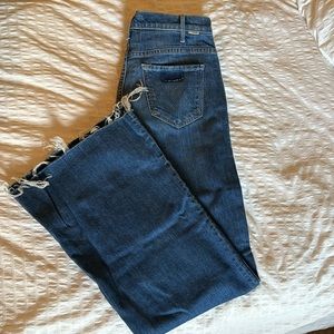 Mother the hustler roller heel fray. Sz 28 wash perfect drug